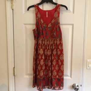 Free People Red Dress